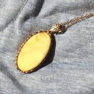 Real citrine necklace